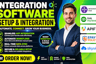 setup integration software integration hub link my books apify epaypolicy skyvia