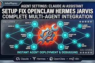 setup fix multi ai agent open claw hermes jarvis ai assistant openclaw claude