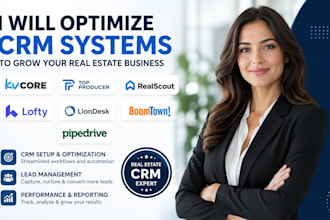 optimize kvcore top producer realscout lofty liondesk boomtown pipedrive CRM