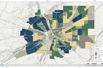 create custom professional maps using qgis or arcgis pro