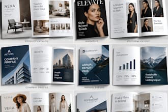 design catalog, magazine and any project with adobe indesign