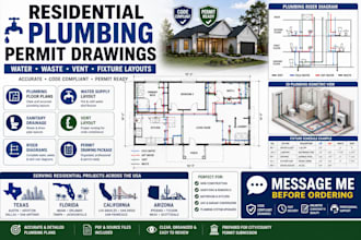 review california and texas permit drawings