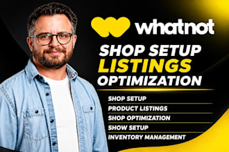 set up and optimize your whatnot shop and product listings