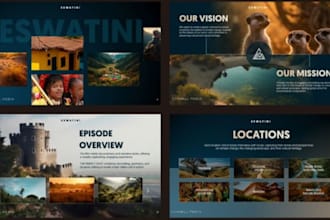 design a cinematic film pitch deck, movie pitch deck and screenplay pitch deck