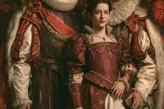 make a royal king or queen portrait for a gift