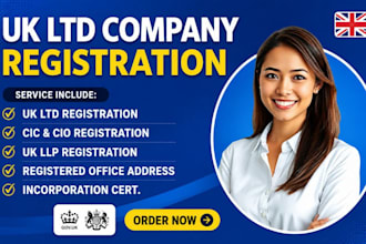 do UK ltd company registration, uk charity, ct600 and uk trademark registration
