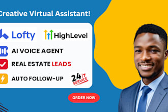 set up an ai voice agent to qualify followup real estate leads in ghl lofty