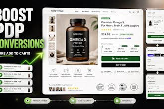 increase pdp conversions and add to cart rates through shopify product page cro