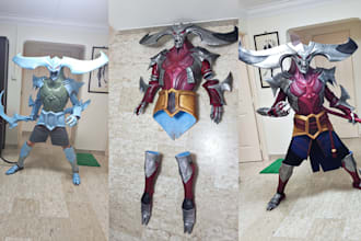 do 3d cosplay creation cosplay props wearable cosplay anime cosplay 3d armor