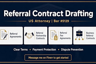 draft a strategic referral partnership contract for b2b growth