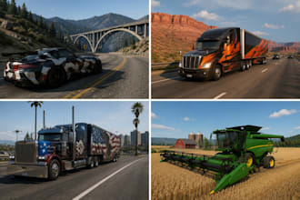 design custom cars maps skins and scripts for beamng ets2 ats and fs22