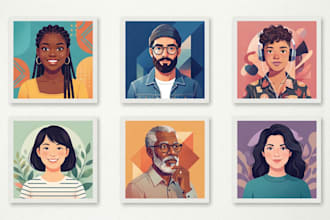 draw vector portrait illustration of your photo
