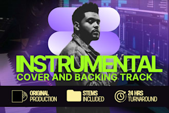 remake professional instrumental backing tracks for covers