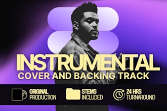 remake professional instrumental backing tracks for covers