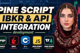 develop custom pine script and ibkr trading solutions