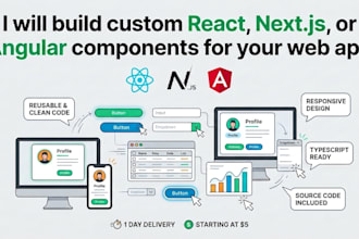 build custom components for your web app