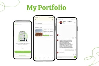 develop a flutter mobile app for ios and android