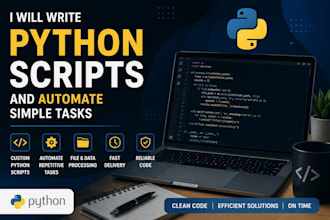 write python scripts and automate programming tasks