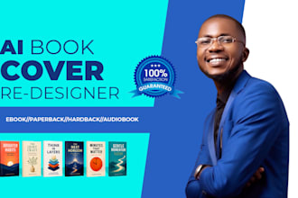 professionally fix and finish your ai book cover for publishing, for amazon KDP
