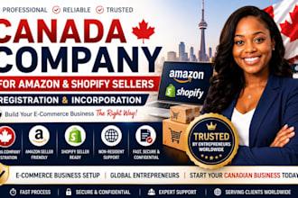 register your canadian company for amazon and shopify sellers