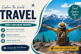 publish travel guest posts with SEO backlinks