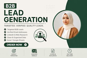 provide targeted b2b leads and business contact lists