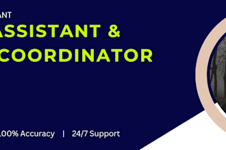 assist you with email managment and project coordinator