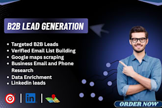 provide targeted b2b lead generation google map scraping and verified email list