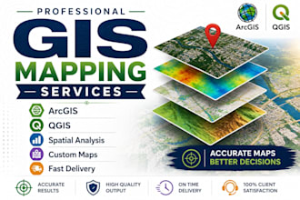create professional gis maps and spatial analysis in arcgis