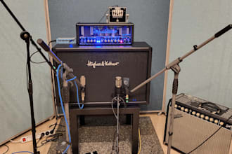 reamp your guitar tracks through real tube amp and pro mics