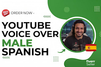 do a professional youtube voiceover in spanish