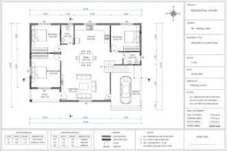 create professional autocad 2d drawings and floor plans