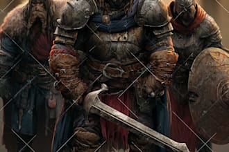 do fantasy character design, concept art and illustration