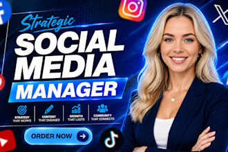 be your social media manager, marketing manager and content creator