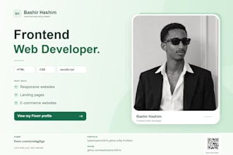 build a responsive frontend website