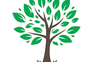 do landscape lawn care irrigation eco garden tree nature agriculture mowing logo