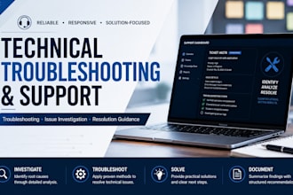 troubleshoot technical issues and provide clear support solutions