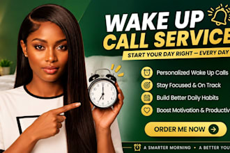 be your personal wake up call and virtual assistant