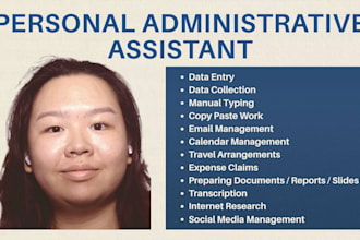 be your personal administrative assistant