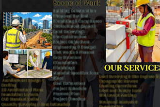 do 2d auto cad drafting, 3d floor plans, and interior design