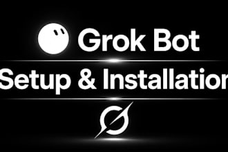 install and setup grok bot and build ai agent locally,  vps