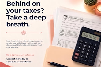 prepare tax returns with light bookkeeping
