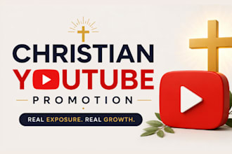 christian, gospel youtube video promotion