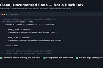 automate your repetitive excel or CSV data tasks with a python script