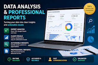 analyze data and create professional reports