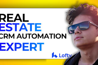 lofty crm setup real estate crm automation idx website lead management service
