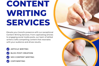 be your professional SEO article and blogpost writer