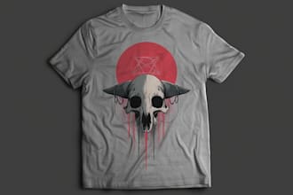 t shirt design and t shirt logo design