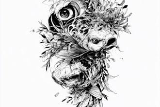 design creative tribal tattoo artwork