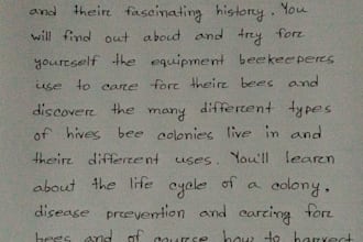 writer anything with my beautiful handwriting